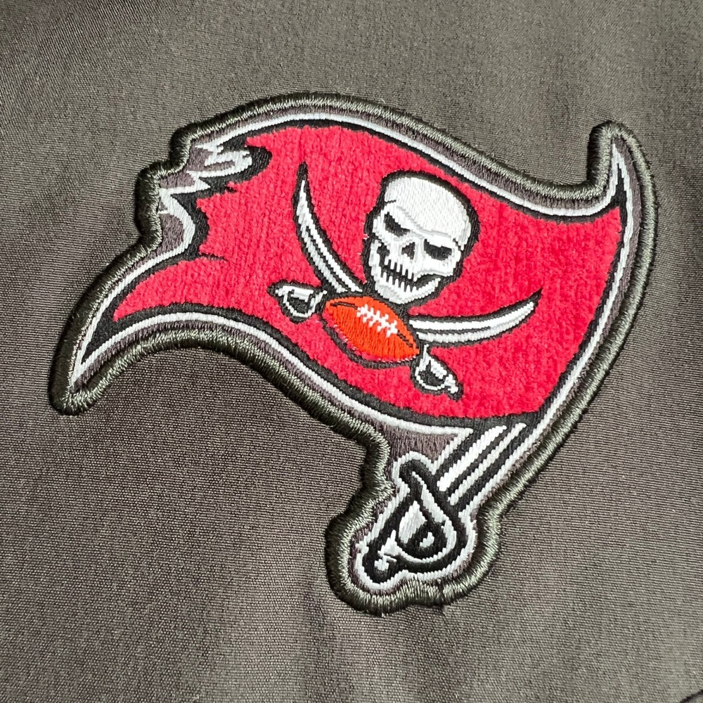 Tampa Bay Buccaneers Nike NFL On Field Lightweight Collar Zip Up Jacket XL - Picture 4 of 12